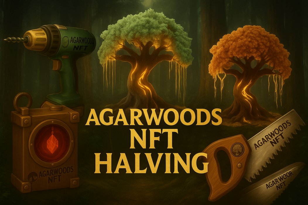 🪓 $AGAR HALVING IS LIVE! 🌿

Rewards for both NFT Farming &amp; $AGAR Extraction have been reduced by 50% to preserve long-term sustainability.

📉 Lower supply
🌱 Higher value
🧠 Strategy matters now more than ever.

Adapt. Extract. Thrive.
#NFTGame #WAXBlockchain #AgarwoodsNFT