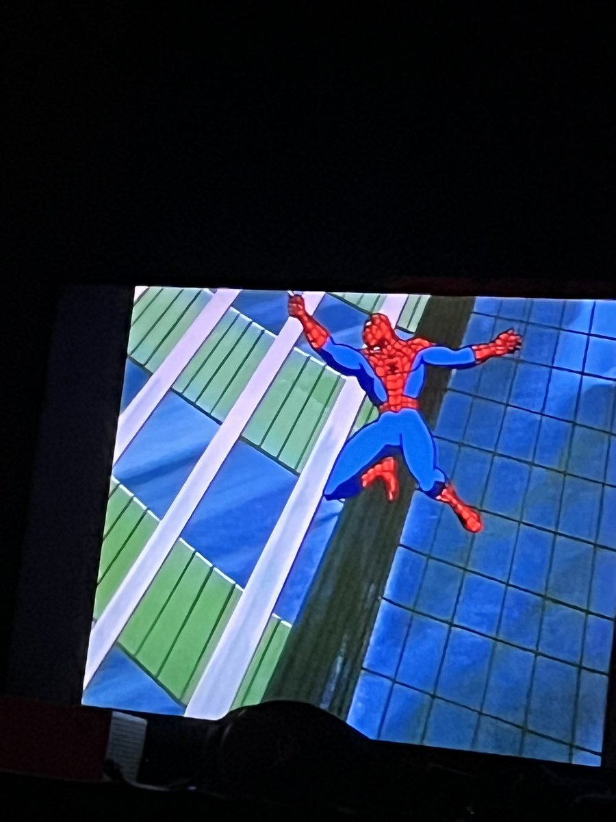 thelifeofcamd's tweet image. Faded while watching 90s spider man #coolvibes