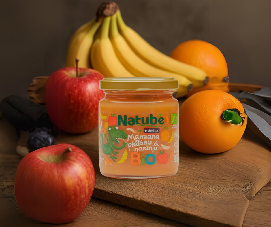 ¡Fruta fresca para los más peques! 🍎🍌🍊
Nuestro Natubé de manzana, plátano y naranja es 100% ecológico, sin añadidos y delicioso 😋
¡Naturalmente bueno! 🌱

#Natubé #PedroLuis #AlimentaciónInfantil #Bio #SinAditivos