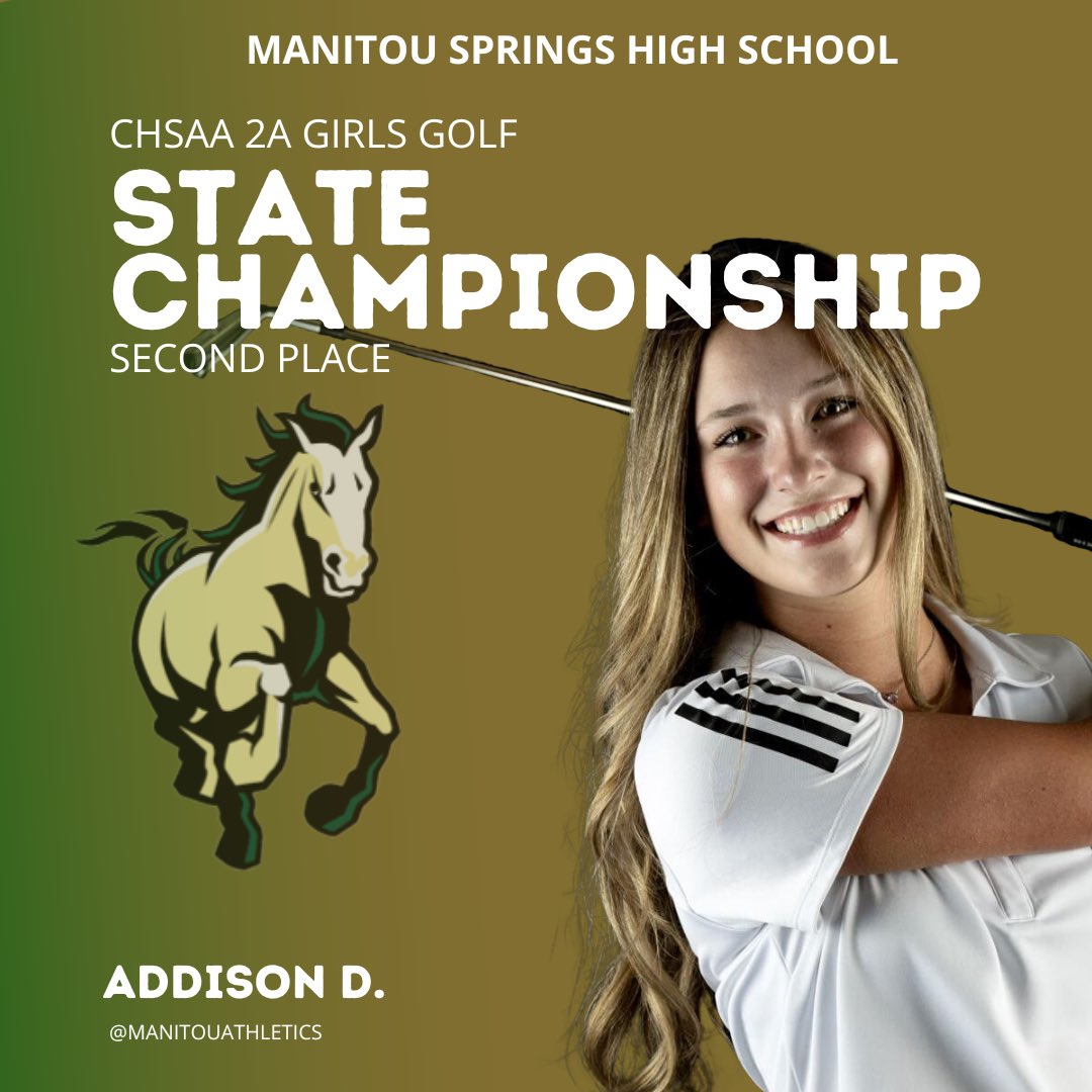 Congrats to Addison D. on placing second in the Chsaa State Championship! 
gazette.com/high-school-sp…