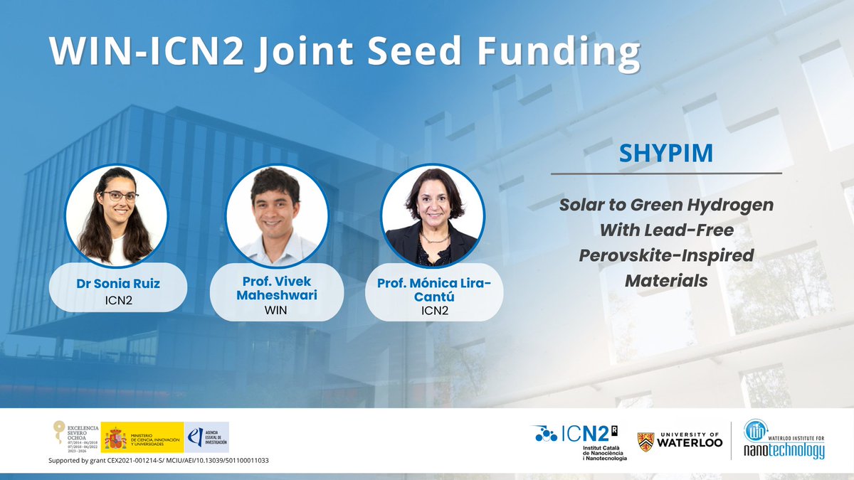 Catalan Institute of Nanoscience & Nanotechnology (@icn2nano) on Twitter photo ๐ฃ BIG NEWSโ
๐ฐ <a href="/WINano/">Waterloo Institute for Nanotechnology</a> & ICN2 announced the winners of their joint seed funding to foster #ScientificExcellence & nanotech applications.
๐ Congrats to the projects:
๐นAHEADBAT
๐นMELANOMA-TRACKER
๐นSHYPIM
๐ค Supported by ICN2 #SeveroOchoa
๐ โก๏ธ bit.ly/43xMFVp ๐ฃ BIG NEWSโ
๐ฐ <a href="/WINano/">Waterloo Institute for Nanotechnology</a> & ICN2 announced the winners of their joint seed funding to foster #ScientificExcellence & nanotech applications.
๐ Congrats to the projects:
๐นAHEADBAT
๐นMELANOMA-TRACKER
๐นSHYPIM
๐ค Supported by ICN2 #SeveroOchoa
๐ โก๏ธ bit.ly/43xMFVp