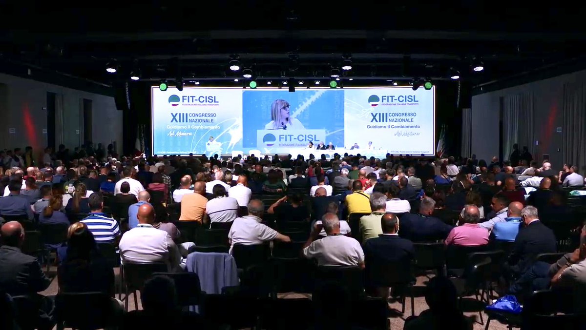 #DanielaFumarola a Congresso Fit Cisl : “Grazie a tutta la comunità della Fit Cisl per il grande lavoro che in questi anni ha portato avanti in una fase complessa e di profondi mutamenti con serietà, pragmatismo, responsabilità e con un efficace  lavoro di squadra. I risultati