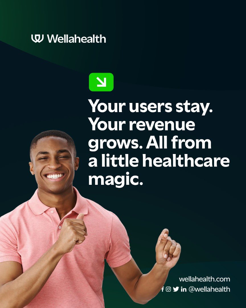 WellaHealth's tweet photo. Digital platforms are turning to embedded healthcare to boost retention, loyalty, and long-term growth.
WellaHealth makes it easy to integrate services like telemedicine, labs & meds, no dev lift needed.
Let’s explore how it fits your platform.
#WellaHealth #EmbeddedHealthcare https://t.co/mCqQfnRNRq