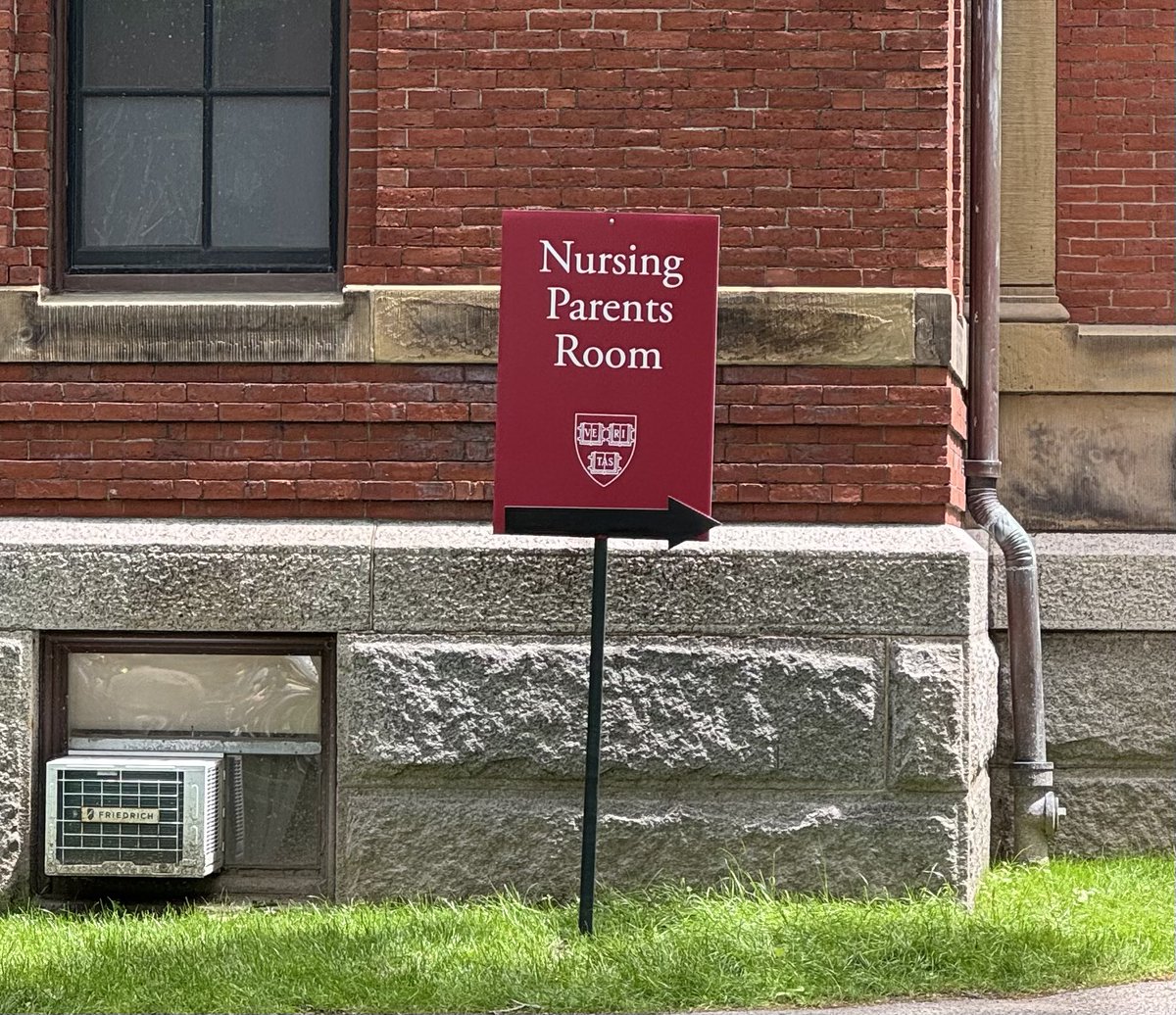 Harvard showing why the Trump administration is fighting for change. Fathers cannot nurse.