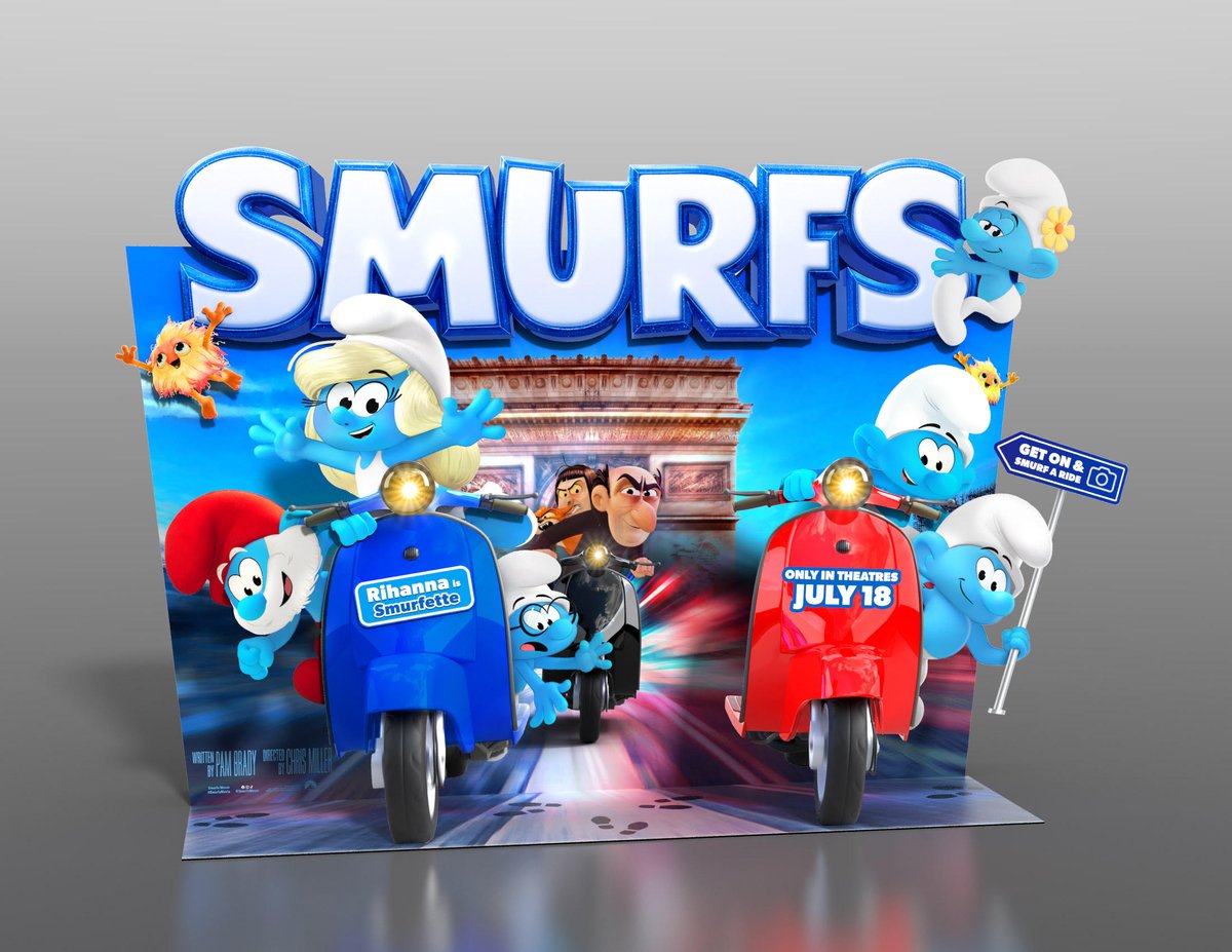 Drissi Advertising (@drissiadv) on Twitter photo Join the race to the theater to see <a href="/SmurfsMovie/">The Smurfs Movie</a> on July 18th by hopping on and taking a pic at our photo-op standee, now in theaters #smurfsmovie #smurfs <a href="/smurfs/">Papa Smurf</a> <a href="/DrissiAdv/">Drissi Advertising</a> #standee <a href="/ParamountPics/">Paramount Pictures</a> Join the race to the theater to see <a href="/SmurfsMovie/">The Smurfs Movie</a> on July 18th by hopping on and taking a pic at our photo-op standee, now in theaters #smurfsmovie #smurfs <a href="/smurfs/">Papa Smurf</a> <a href="/DrissiAdv/">Drissi Advertising</a> #standee <a href="/ParamountPics/">Paramount Pictures</a>
