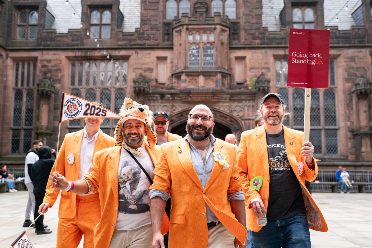 Princeton Alumni (@princetonalumni) on Twitter photo No matter the weather, <a href="/Princeton/">Princeton University</a> Tigers always shine bright in orange and black during #PrincetonReunions. Relive the weekend: bit.ly/4jot3ch. No matter the weather, <a href="/Princeton/">Princeton University</a> Tigers always shine bright in orange and black during #PrincetonReunions. Relive the weekend: bit.ly/4jot3ch.