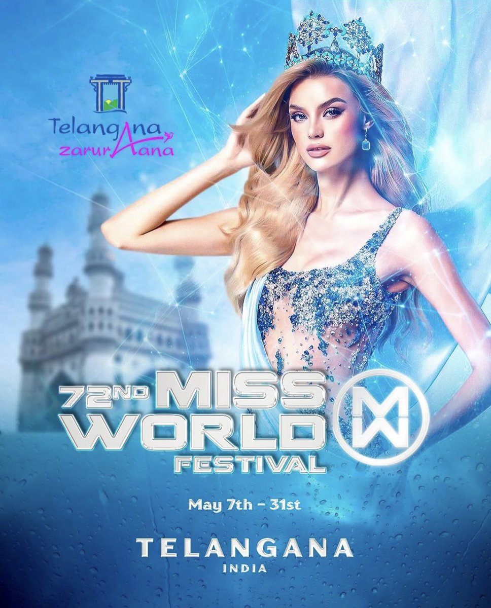 toppmali's tweet photo. La 72e éd de Miss Monde aura lieu ce Samedi 31 mai Hyderabad Telangana Inde 🇮🇳
Elles sont 108 candidates de différents pays et continents à concourir à la couronne de Miss Monde 2025 🌍 👑.

Qui succédera à Krystyna Pyszková ( Rep-Tchèque 🇨🇿) miss monde 2025 https://t.co/J1z86xqZgN