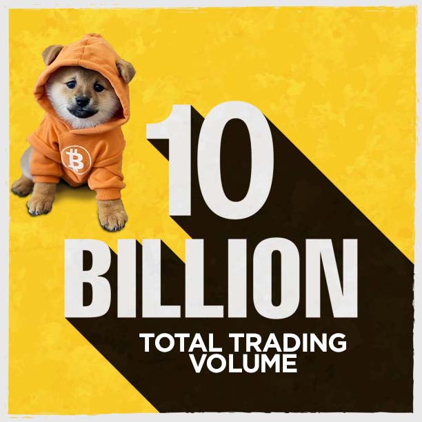 🚨JUST IN: $DOG (Bitcoin) has officially hit over $10 Billion USD in total trading volume without a single Tier 1 CEX listing 😤