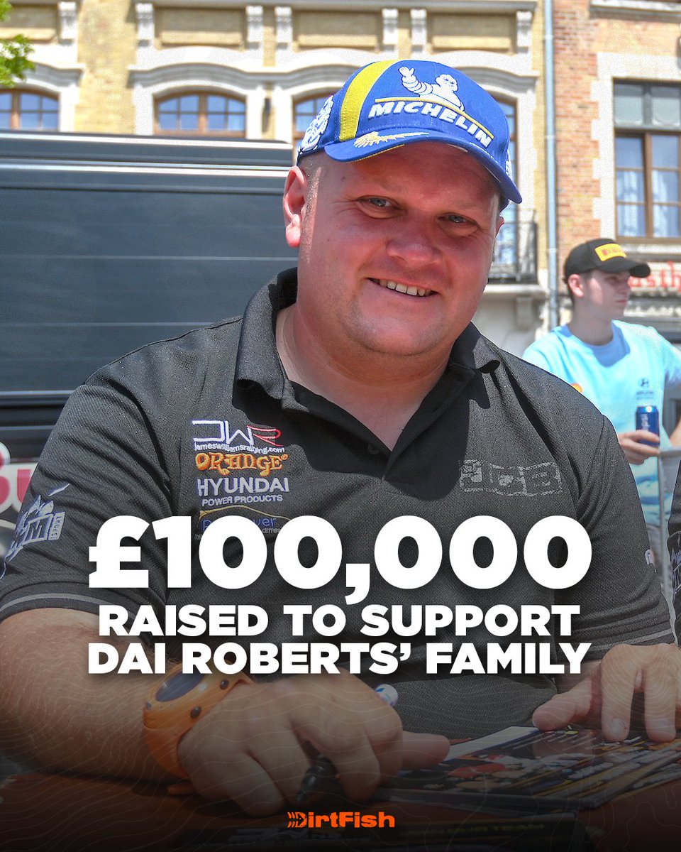 The rally community at its best 🥰

Over £100,000 has been raised in little over 24 hours in support of the late Dai Roberts' family

👉 dirtfish.com/rally/brc/rall…