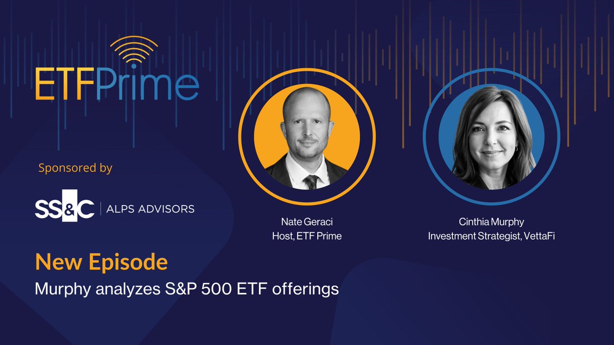 VettaFi (@vetta_fi) on Twitter photo On this weekās <a href="/ETFPrime/">ETF Prime Podcast</a>, <a href="/Vetta_Fi/">VettaFi</a>ās <a href="/MurphyCinthia/">Cinthia Murphy</a> breaks down whatās driving $VOO's record-breaking inflows. She also highlights a newer ETF that shifts to T-bills during downturns, offering built-in downside protection.
Later, SS&C ALPS Advisors' Paul Baiocchi, CFA joins the On this weekās <a href="/ETFPrime/">ETF Prime Podcast</a>, <a href="/Vetta_Fi/">VettaFi</a>ās <a href="/MurphyCinthia/">Cinthia Murphy</a> breaks down whatās driving $VOO's record-breaking inflows. She also highlights a newer ETF that shifts to T-bills during downturns, offering built-in downside protection.
Later, SS&C ALPS Advisors' Paul Baiocchi, CFA joins the