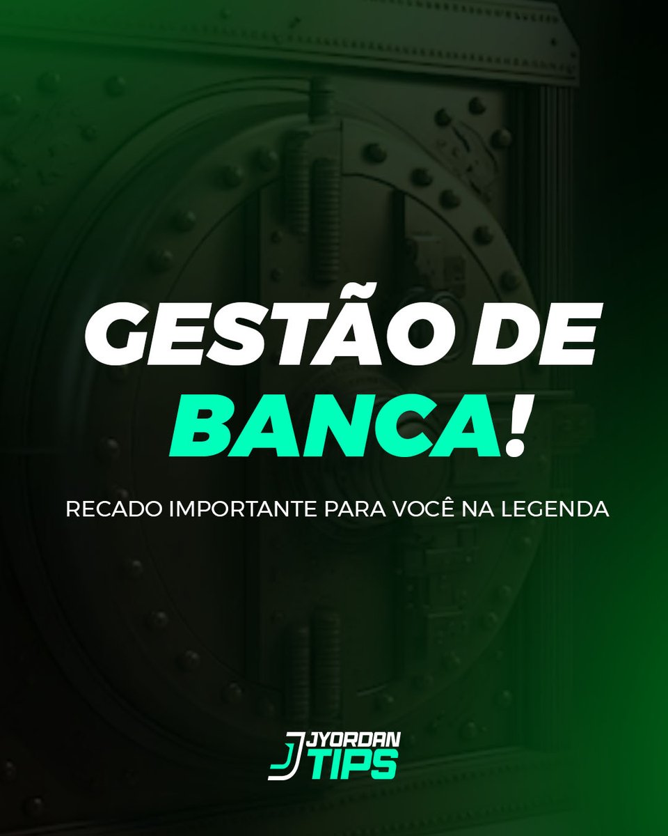 Pode ter a melhor estratégia do mundo...
Mas se não tiver GESTÃO DE BANCA, vai quebrar!

🛡️ Gestão é sua defesa contra:

❌ Red
❌ Impulso
❌ Ganância

✅ Em nosso canal você aprende a montar uma gestão básica e evoluir como apostador!