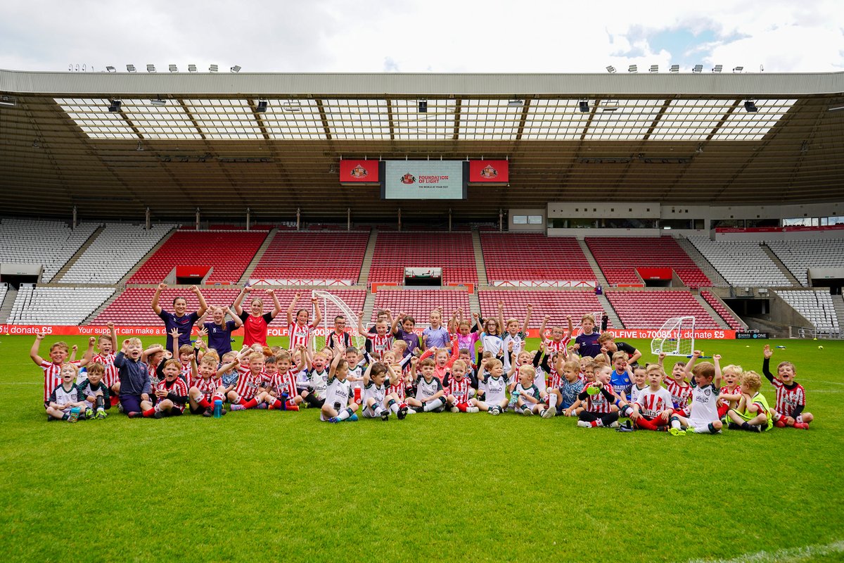 Foundation of Light (@safcfol) on Twitter photo ๐ ๐๐ฎ๐ ๐๐ผ ๐ฅ๐ฒ๐บ๐ฒ๐บ๐ฏ๐ฒ๐ฟ!โค๏ธ๐ค
Thank you to everyone who attended today's Play on the Pitch at the <a href="/StadiumOfLight/">Stadium of Light</a> ๐
We welcomed over 500 kids to the Stadium of Light to follow in the footsteps of their heroes and play on a <a href="/PremierLeague/">Premier League</a> pitch ๐ฅ
What a day! ๐ ๐ ๐๐ฎ๐ ๐๐ผ ๐ฅ๐ฒ๐บ๐ฒ๐บ๐ฏ๐ฒ๐ฟ!โค๏ธ๐ค
Thank you to everyone who attended today's Play on the Pitch at the <a href="/StadiumOfLight/">Stadium of Light</a> ๐
We welcomed over 500 kids to the Stadium of Light to follow in the footsteps of their heroes and play on a <a href="/PremierLeague/">Premier League</a> pitch ๐ฅ
What a day! ๐