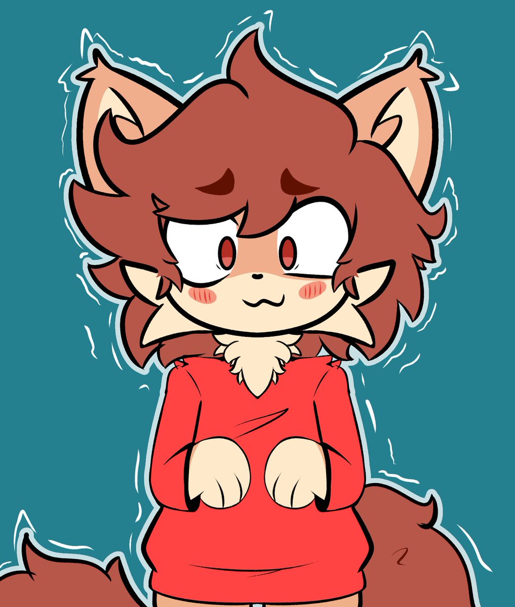 Retro90sss's tweet image. He is reaaaally nervous about something