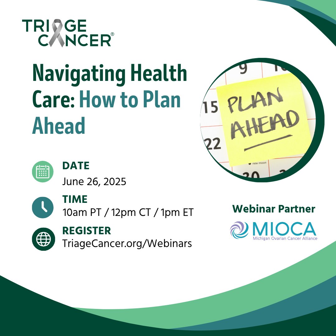 RSVP for <a href="/triage_health/">Triage Health</a>'s FREE webinar for Navigating Health Care: Planning Ahead on 6/26! TriageHealth.org/Webinars Learn about important health care topics, such as home health care, advance care planning, and hospice care.