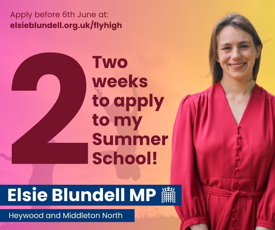 Two weeks left to apply for the Fly High summer school.  If you think you need a boost in making connections and networks, to experience work and help identify your personal ambition then I am hosting this 2 week experience for 16-19 year olds.