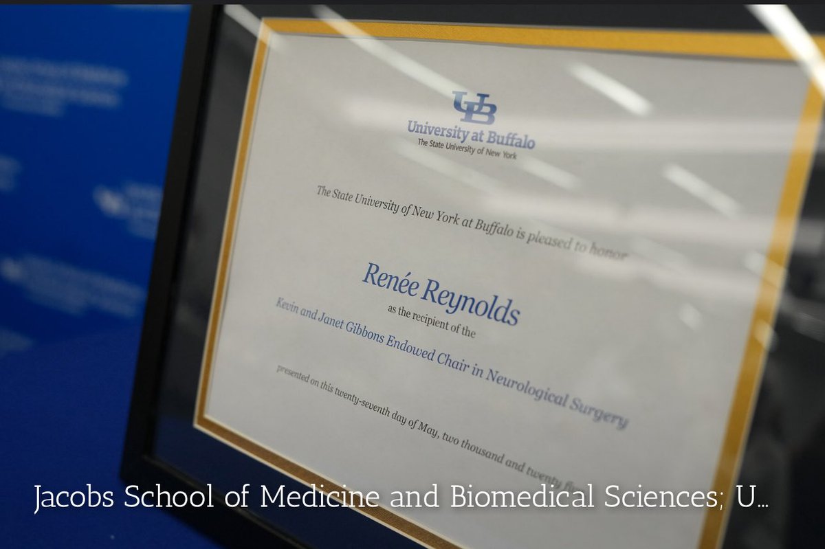 Elad Levy (@eladlevymd) on Twitter photo Our entire department <a href="/UB_Neurosurgery/">UB Neurosurgery (UBNS)</a> celebrates the remarkable honor bestowed on my friend, partner, and PD <a href="/babybrainmd/">Renée Reynolds, MD</a> . Your commitment to education, excellence, and culture are why you are the inaugural Dr. Kevin and Janet Gibbons Endowed Chair.
#legacy #momentous Our entire department <a href="/UB_Neurosurgery/">UB Neurosurgery (UBNS)</a> celebrates the remarkable honor bestowed on my friend, partner, and PD <a href="/babybrainmd/">Renée Reynolds, MD</a> . Your commitment to education, excellence, and culture are why you are the inaugural Dr. Kevin and Janet Gibbons Endowed Chair.
#legacy #momentous