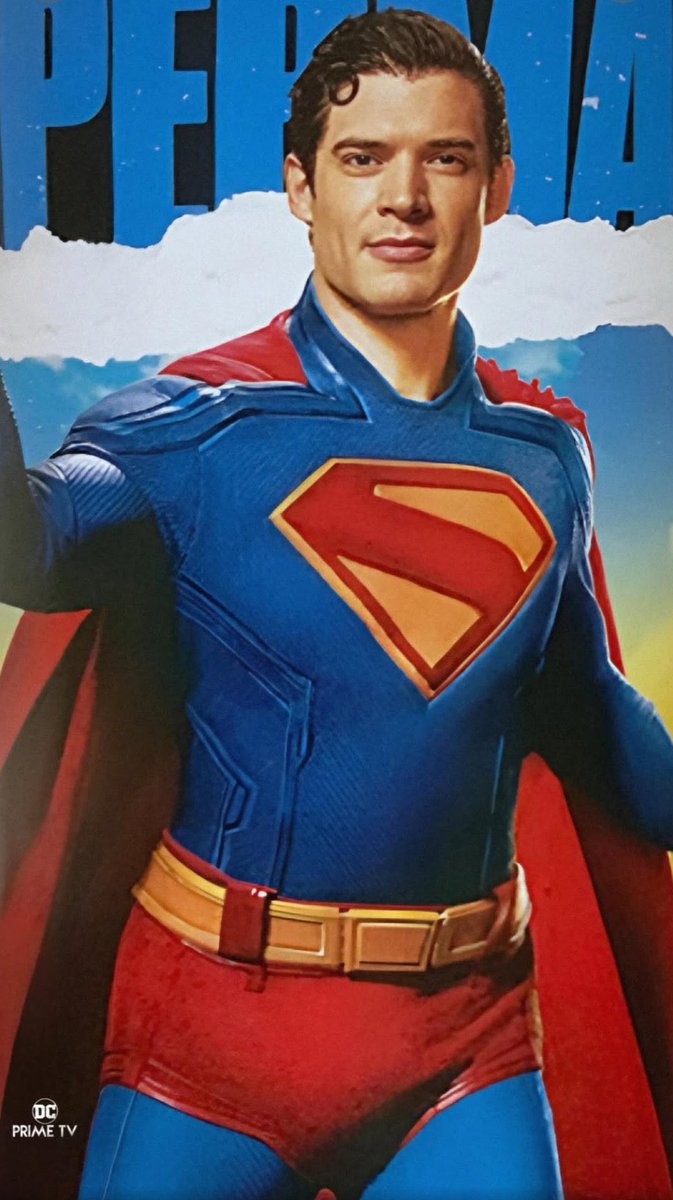 É inacreditável o povo gostando desse traje! O ator foi uma ótima escolha, mas poderia ganhar um pouco mais de massa magra! Nesta imagem, não passa nenhum áurea de Superman e nem sua imponência!! #Superman traje horrível