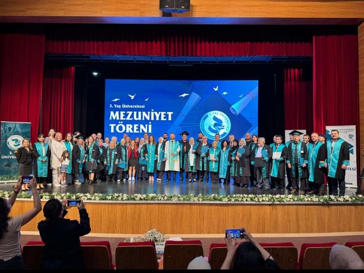 Üniversitemiz Toplumsal Katkı ve Sürdürülebilirlik Koordinatörlüğü tarafından yürütülen Eğitimci olduğum sosyal sorumluluk projesi kapsamında, 3. Yaş Üniversitesi’nin ilk mezunlarını vermedik. Hayırlı uğurlu olsun 🇹🇷