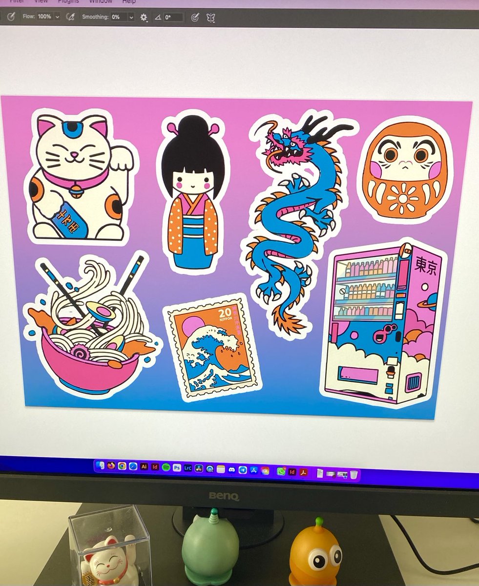 Fun sticker project cooking 🇯🇵💜👹