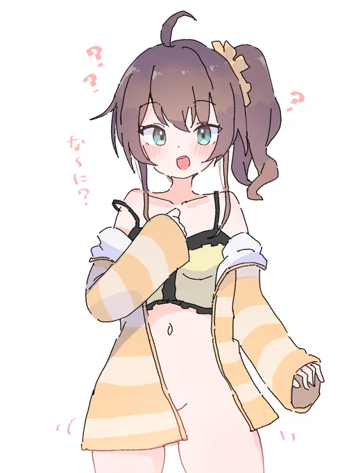 「そ、その格好で…外散歩してきたの…??」