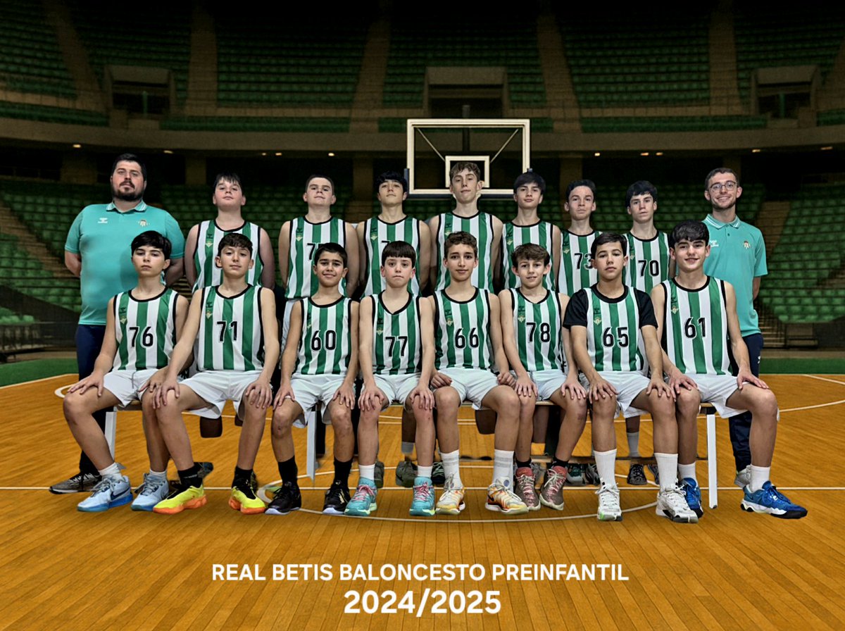 Pues finalizó una nueva temporada y este grupazo lo logró.
Han crecido como jugadores y equipo enormemente.
Campeones liga Preinfantil, 4° clasificados en liga regular Infantil y Campeones de Copa Sevilla Infantil...todo lo posible. 
Enhorabuena chavales!!