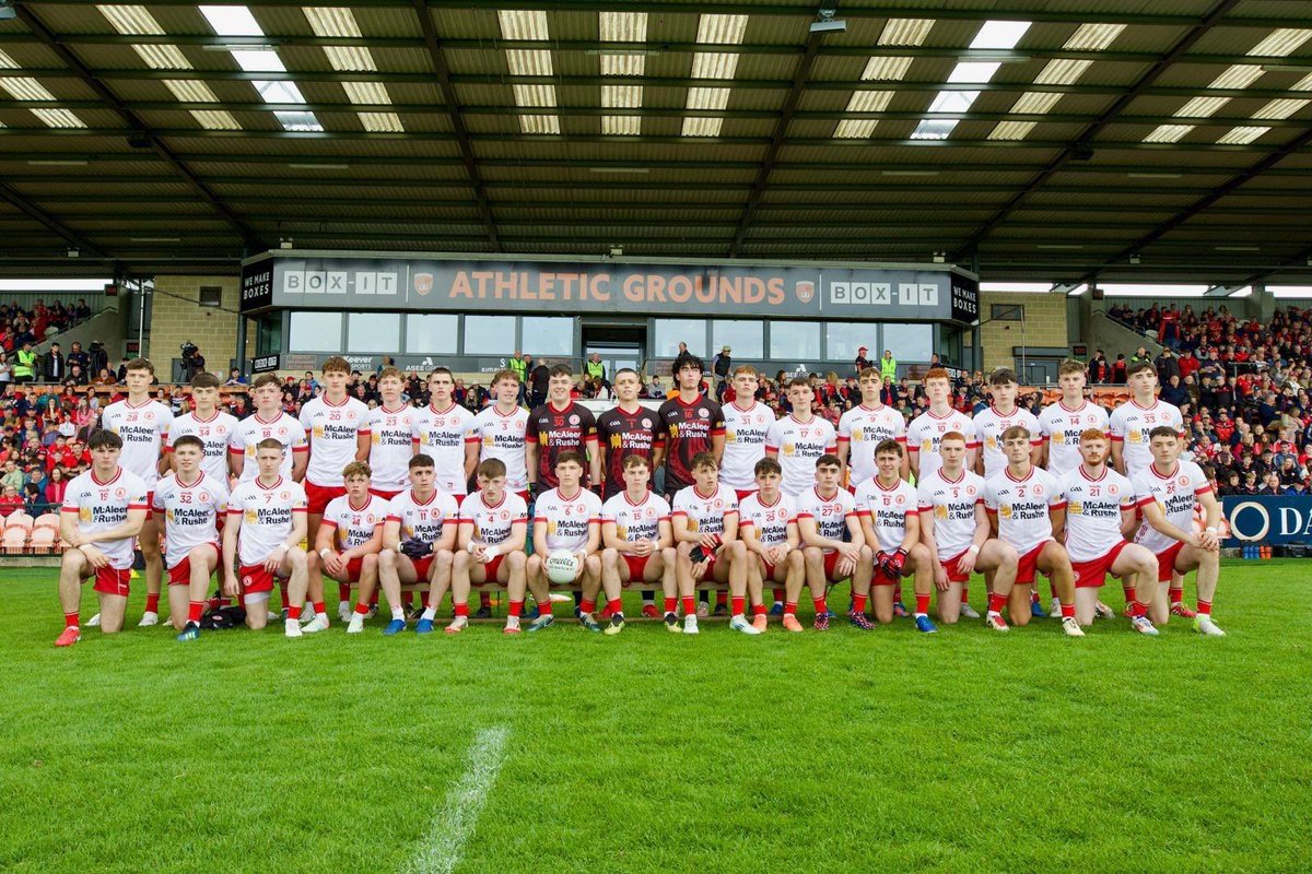 🔴⚪️ Tyrone – All Ireland Champions! 🏆

Massive comhghairdeas to the Tyrone U20s on a fantastic victory in tonight’s All-Ireland Football Championship!

There’s so much to be excited about for the future of Tyrone football and GAA in Ulster! 👏🏻

Commiserations to Louth, a tough