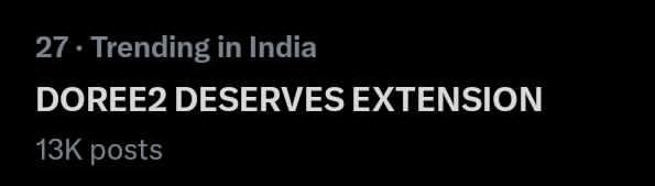 FINALLYyyy we didi it

DOREE2 DESERVES EXTENSION

#ReeAan