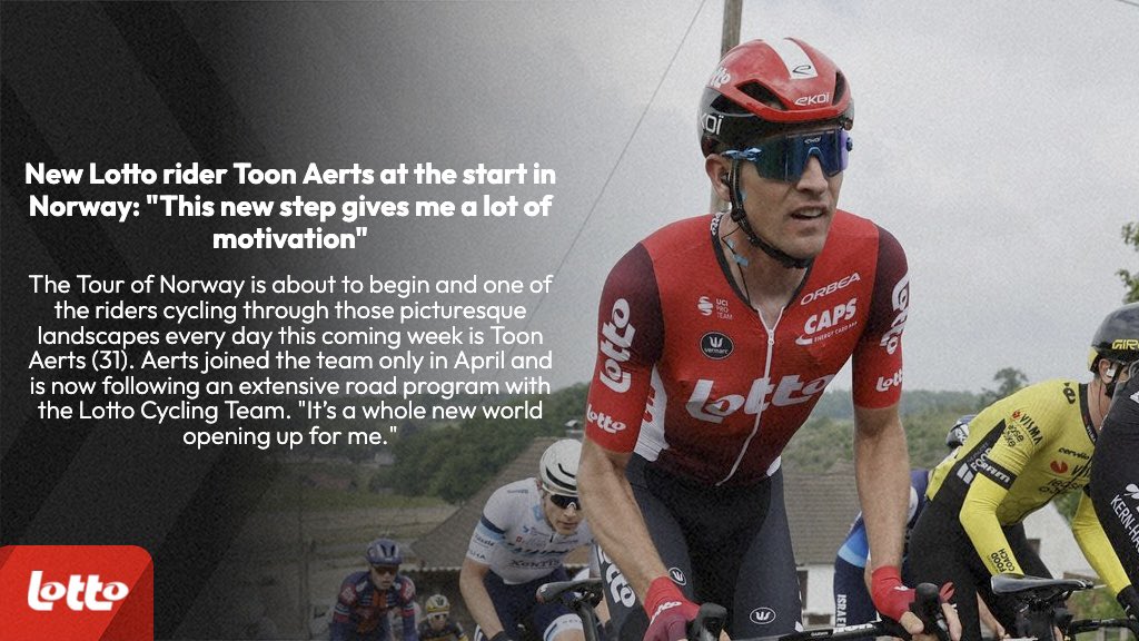 🇳🇴 #ToN25

New Lotto rider Toon Aerts at the start in Norway. 🇳🇴 

Read more: lottocyclingteam.be/en/news/detail…