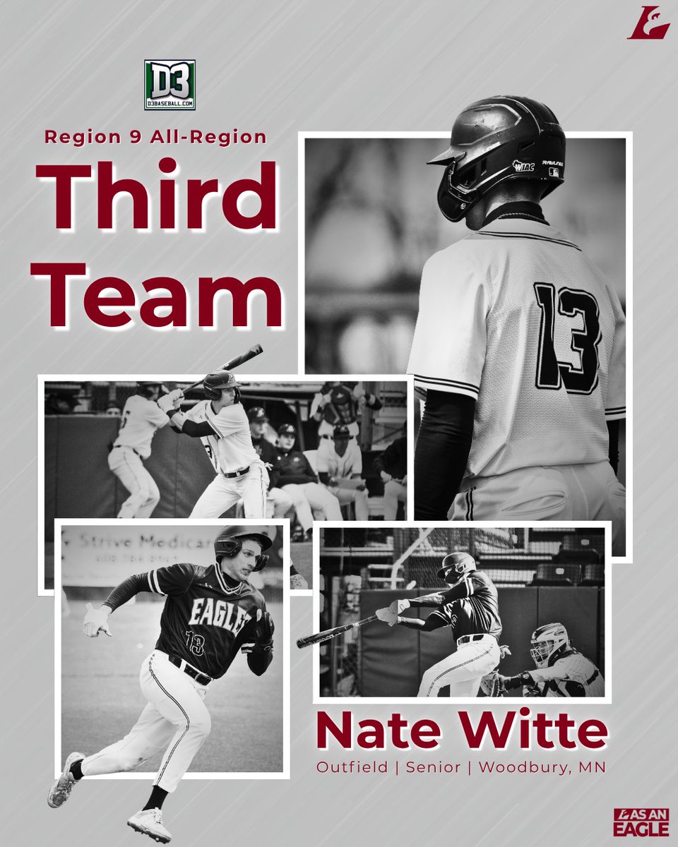 UWL Athletics (@uwlathletics) on Twitter photo <a href="/UWLAXBaseball/">UW-LACROSSE BASEBALL</a> Congrats to Nate Witte on being named to the D3baseball.com Region 9 Third Team All-Region.
<a href="/UWLAXBaseball/">UW-LACROSSE BASEBALL</a> <a href="/UWLAXBaseball/">UW-LACROSSE BASEBALL</a> Congrats to Nate Witte on being named to the D3baseball.com Region 9 Third Team All-Region.
<a href="/UWLAXBaseball/">UW-LACROSSE BASEBALL</a>