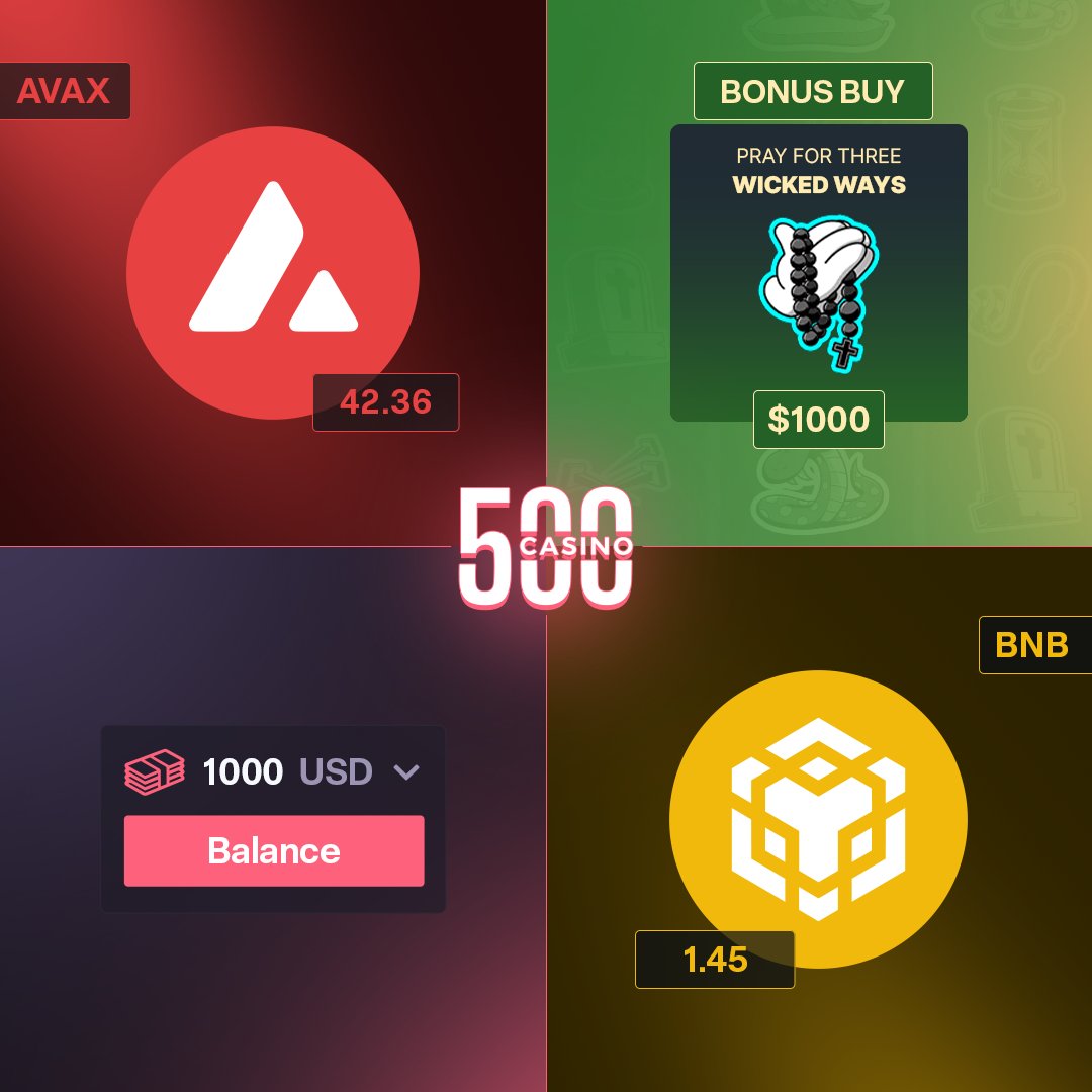 If we gave you a reward, Which one would you pick? 

- 42.36 AVAX
- 1x Pray for Three Bonus Buy
- $1000 Balance
- 1.45 BNB

Let us know 👇