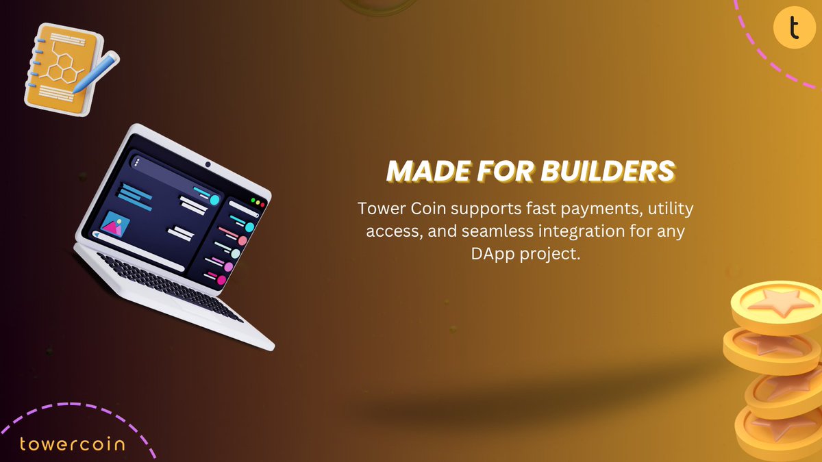 twrcoin's tweet photo. Developers: Need a token that actually works?
Tower Coin powers payments, access, and features across any DApp. 🛠⚡️

#TowerCoin #DevTools #Web3 #CryptoDev https://t.co/4bgQcV09O0