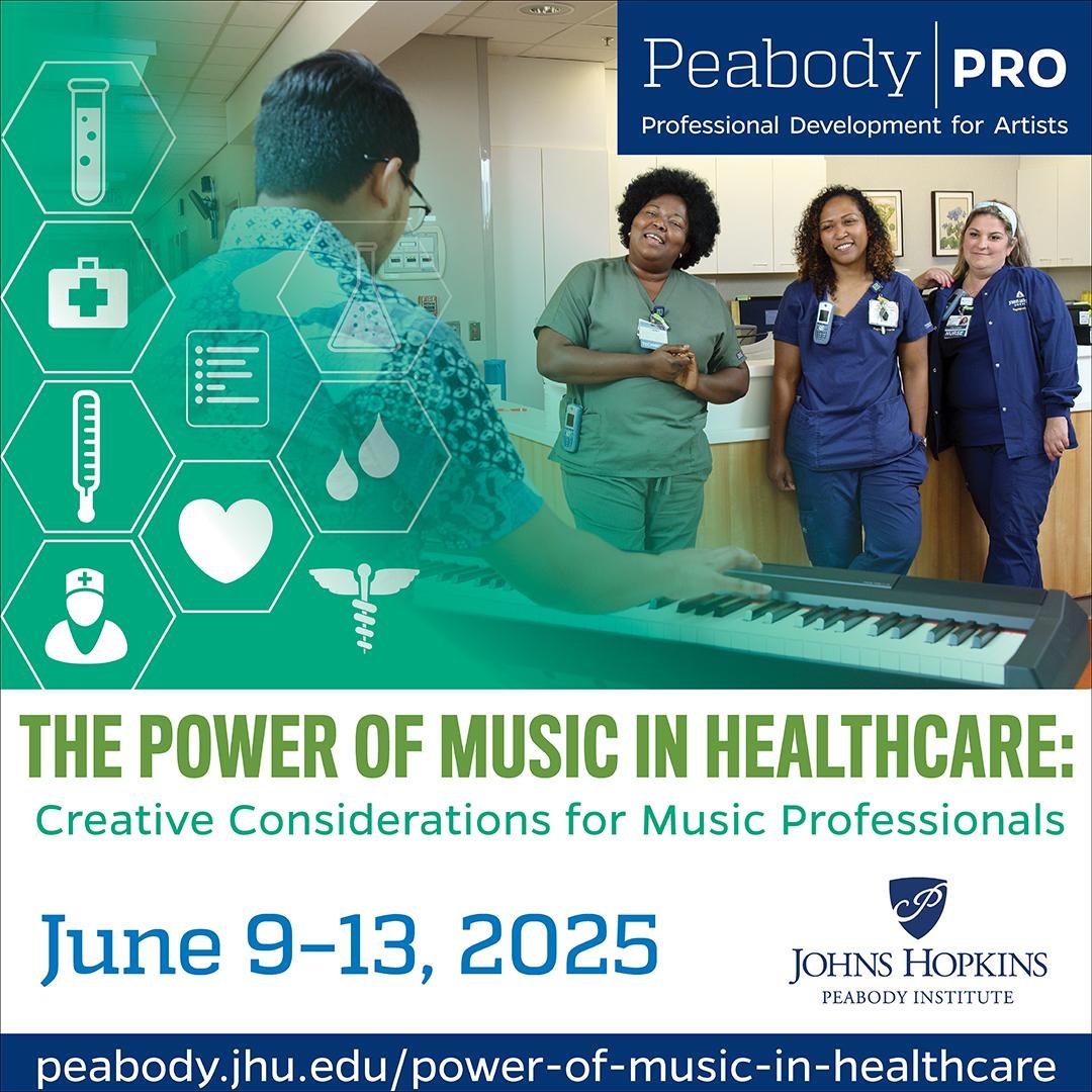 International Arts + Mind Lab (@artsandmindlab) on Twitter photo The "Power of Music in Healthcare" course at the Peabody Institute <a href="/george_peabody/">Peabody Institute</a> is an intensive, week-long program designed for professional musicians, music educators, and arts administrators interested in integrating music into healthcare settings.
This intensive, The "Power of Music in Healthcare" course at the Peabody Institute <a href="/george_peabody/">Peabody Institute</a> is an intensive, week-long program designed for professional musicians, music educators, and arts administrators interested in integrating music into healthcare settings.
This intensive,