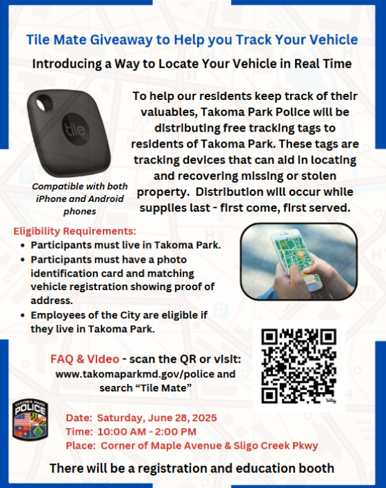 Takoma Park Police (@takomaparkpd) on Twitter photo 