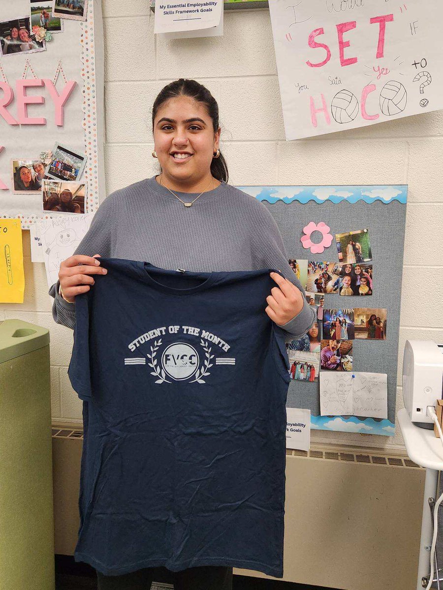 Congratulations to Aayushi Thakkar on being named FVCC Student of the Year! We are very proud of you!