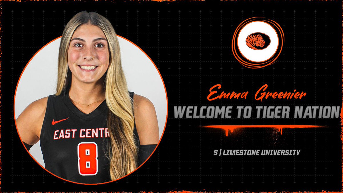 ECUTigersVB's tweet image. Welcome to Tiger Nation, Emma! 🧡🖤
