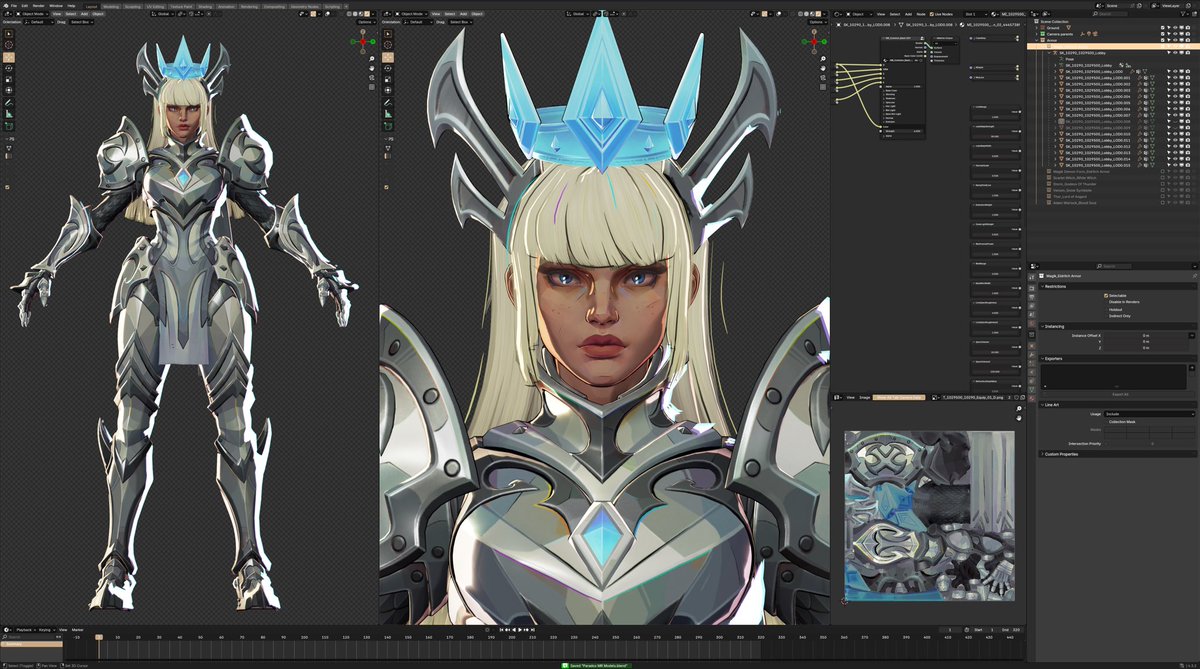 Magik’s Eldritch Armor from Marvel Rivals is definitely one of my favorite skins. I’m really excited to turn it into a project soon.

#EXU #MarvelRivals