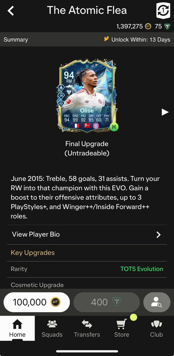 BillyEnglert's tweet photo. @soccerwolf9 @FUTBIN I’ve got the same one. Only negative is this one just has shadow striker + https://t.co/WjSec4bWqJ