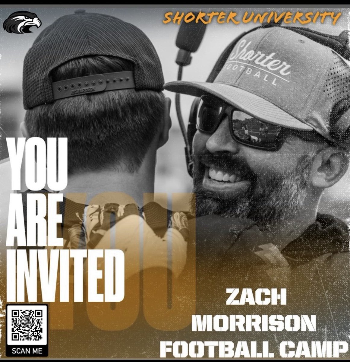 Thanks <a href="/CoachZachBrooks/">Zach Brooks</a> for the camp invite to Shorter University. #AGTG #Blessed