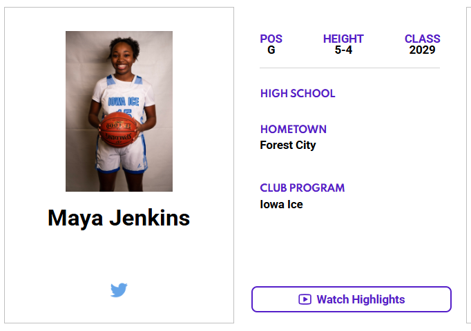 Check out Maya Jenkins' (<a href="/maya_jenkins15/">Maya Jenkins</a>) 𝙈𝘼𝙓𝙍𝙀𝘾𝙍𝙐𝙄𝙏 𝙋𝙇𝘼𝙔𝙀𝙍 𝙋𝙍𝙊𝙁𝙄𝙇𝙀! ⤵️
jrallstar.com/maxrecruit/max…

Start building your profile now at jrallstar.com/maxrecruit!