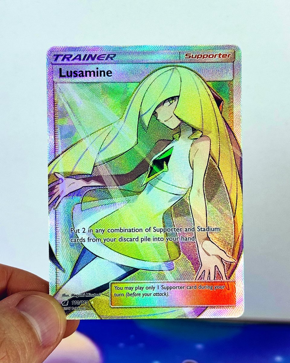 Left: Lusamine card coming to Pokmon Pocket Right: A banger from Crimson  Invasion circa 2017