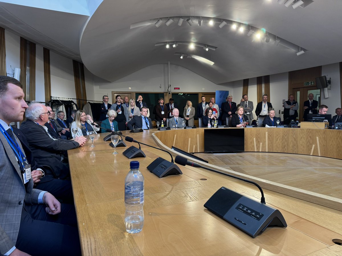 <a href="/railindustry/">RIA</a> Scotland’s busiest ever Holyrood event supported by over 60 industry guests and MSPs across various parties - special thanks to <a href="/SueJWebber/">Sue Webber MSP 💜💙</a> for hosting