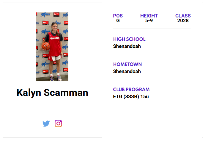 Check out Kalyn Scamman's (<a href="/14kalyn22/">Kalyn Scamman</a>) 𝙈𝘼𝙓𝙍𝙀𝘾𝙍𝙐𝙄𝙏 𝙋𝙇𝘼𝙔𝙀𝙍 𝙋𝙍𝙊𝙁𝙄𝙇𝙀! ⤵️
jrallstar.com/maxrecruit/max…

Start building your profile now at jrallstar.com/maxrecruit!