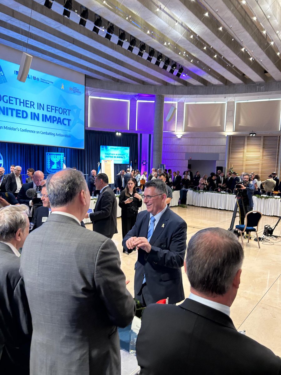 I had an excellent opportunity to deliver an address on different ways in which 🇭🇷 is combatting antisemitism during the <a href="/TheIHRA/">IHRA</a> ministerial conference in Jerusalem.
Special thanks to <a href="/IsraelMFA/">Israel Foreign Ministry</a> &amp; Foreign Minister <a href="/gidonsaar/">Gideon Sa'ar | גדעון סער</a> for the organisation of this timely event.