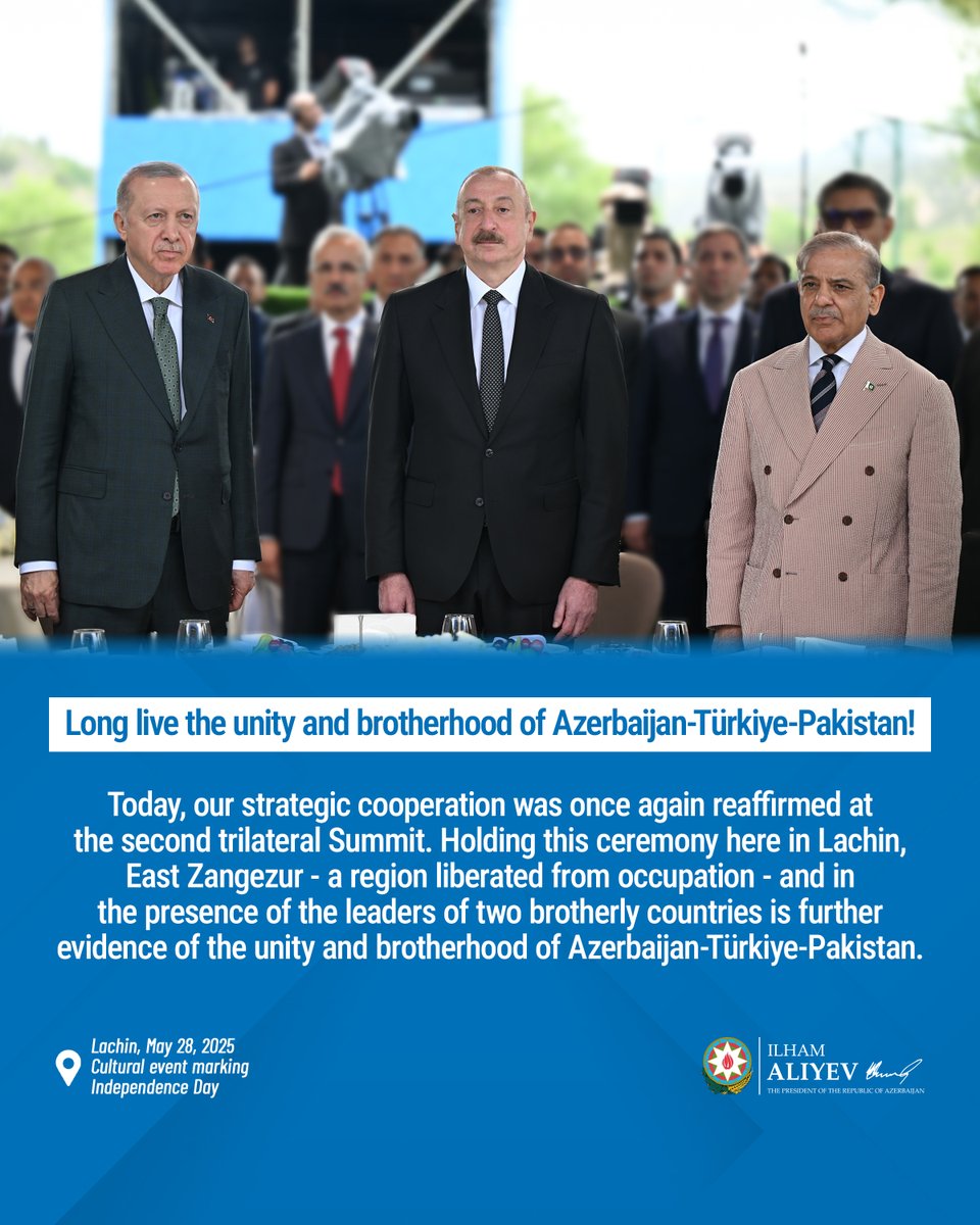 President Ilham Aliyev: “Long live the unity and brotherhood of Azerbaijan-Türkiye-Pakistan!”