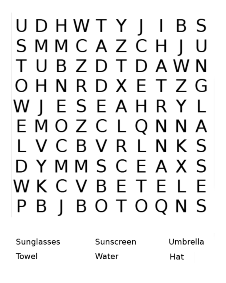 NLFamilyPharma's tweet photo. With June just a couple of days away, beach season is officially upon us! 

Let’s kickstart the season of sun with a little puzzle!

How many beach essentials can you find in this month’s word search?

#localbusiness #yourpharmacy #littleavepharmacy https://t.co/DKYsRGIXsG