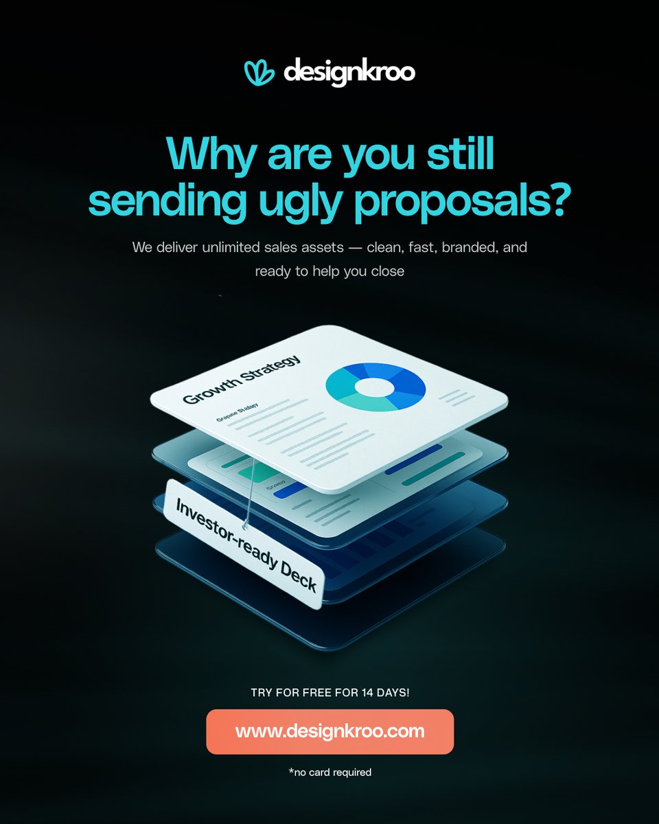 designkroo's tweet photo. Say goodbye to slow, boring, overpriced design.

With Designkroo for SaaS &amp; B2B, you get a flexible, affordable, subscription-based design service made specifically for growth-minded tech companies and B2B brands.

Start your free trial on https://t.co/wuzRWGvONQ

#DesignAgency https://t.co/uf1oN2I2Sb
