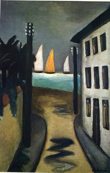 GM

Max Beckmann, Small Landscape, Viareggio, 1925