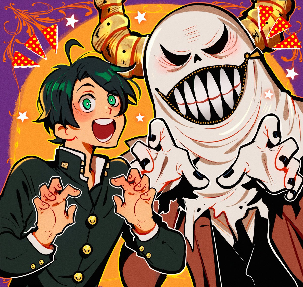 nehan &amp; jack joe ✌️ #UltimateExorcistKiyoshi