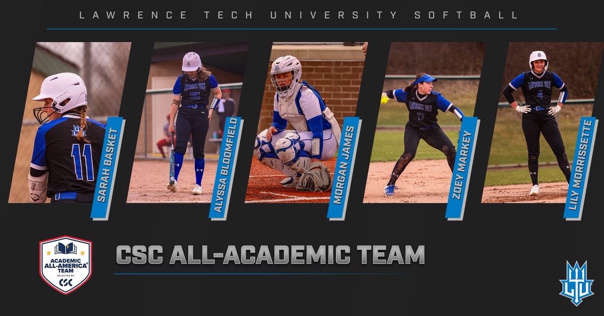 FIVE Blue Devils are CSC All-Academic! Huge congrats to these student-athletes who excel both on the field AND in the classroom! 📚🥎#GoBlueDevils