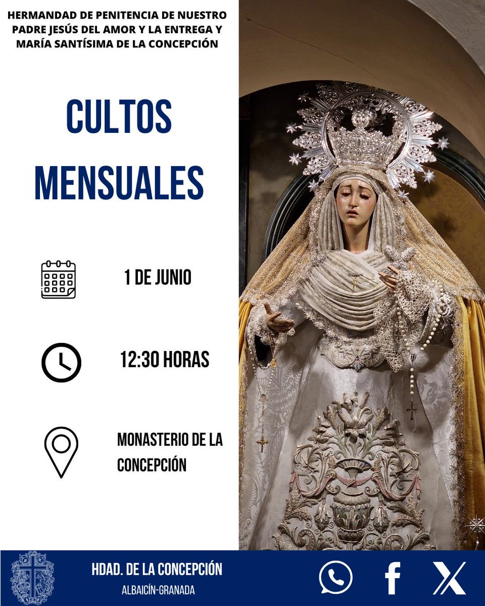 🔹 CULTOS MENSUALES